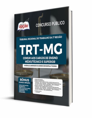 Apostila TRT-MG - Comum aos Cargos de Ensino Médio/Técnico e Superior