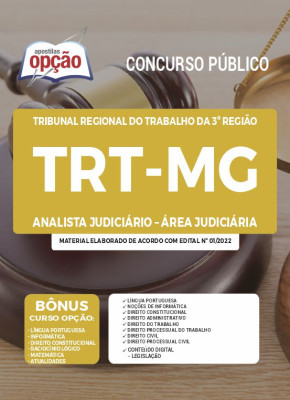 Apostila TRT-MG - Analista Judiciário – Área Judiciária