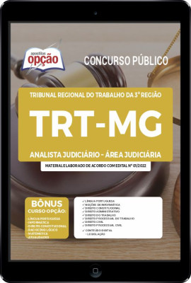 Apostila TRT-MG em PDF - Analista Judiciário - Área Judiciária