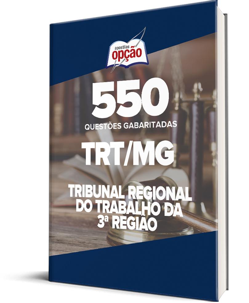 Caderno TRT-MG - 550 Questões Gabaritadas