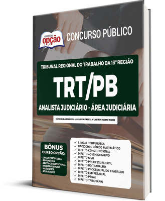Apostila TRT-PB - Analista Judiciário - Área Judiciária