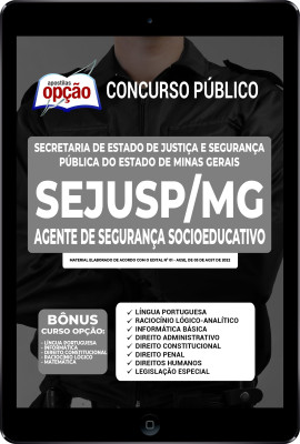 Apostila SEJUSP-MG em PDF - Agente de Segurança Socioeducativo