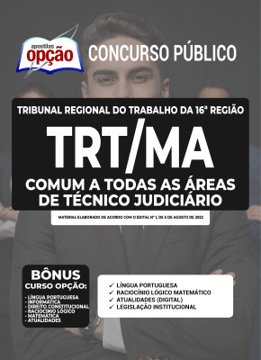 Apostila TRT-MA - Comum a Todas as Áreas de Técnico Judiciário