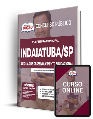 Apostila Prefeitura de Indaiatuba - SP - Auxiliar de Desenvolvimento Educacional