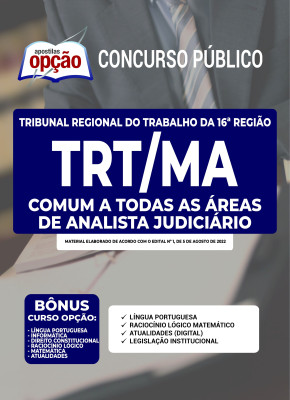 Apostila TRT-MA - Comum a Todas as Áreas de Analista Judiciário