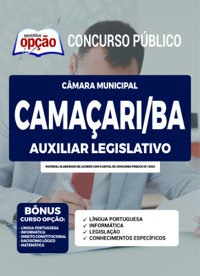 Apostila Câmara de Camaçari - BA - Auxiliar Legislativo
