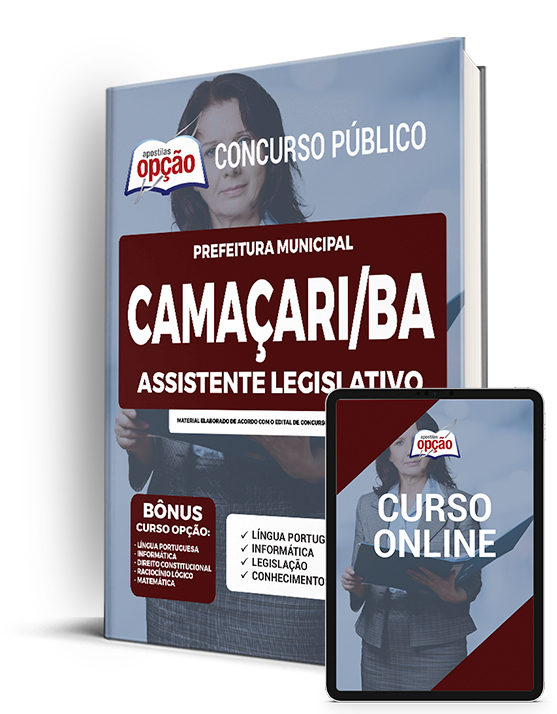 Apostila Prefeitura de Camaçari - BA 2022 - Assistente Legislativo
