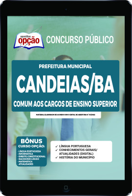 Apostila Prefeitura de Candeias - BA em PDF - Comum aos Cargos de Ensino Superior: Professor