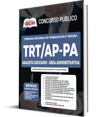 Apostila TRT-AP-PA - Analista Judiciário - Área: Administrativa