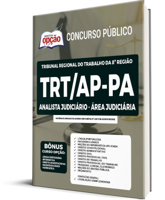 Apostila TRT-AP-PA - Analista Judiciário - Área: Judiciária