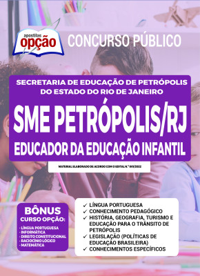 Apostila SME Petrópolis - RJ - Educador da Educação Infantil