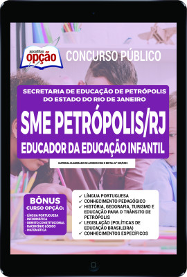Apostila SME Petrópolis - RJ em PDF - Educador da Educação Infantil