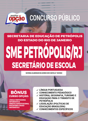 Apostila SME Petrópolis - RJ - Secretário de Escola