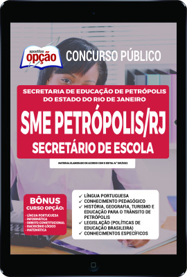 Apostila SME Petrópolis - RJ em PDF - Secretário de Escola