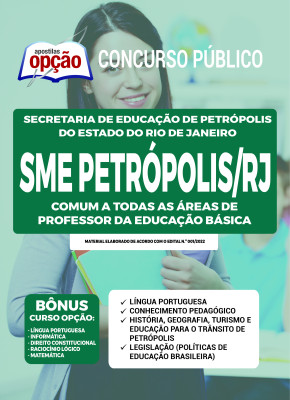 Apostila SME Petrópolis - RJ - Comum a Todas as Áreas de Professor da Educação Básica