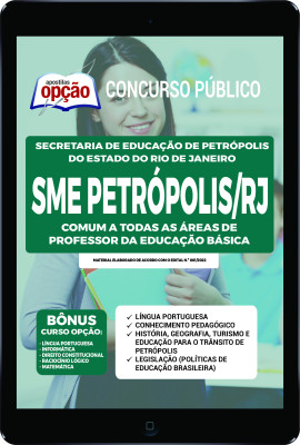 Apostila SME Petrópolis - RJ em PDF - Comum a Todas as Áreas de Professor da Educação Básica