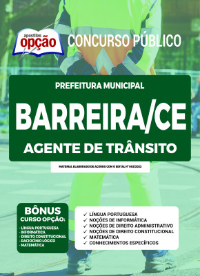 Apostila Prefeitura de Barreira - CE - Agente de Trânsito