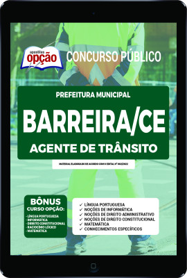 Apostila Prefeitura de Barreira - CE em PDF - Agente de Trânsito