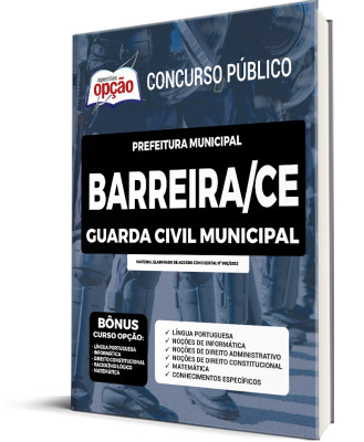 Apostila Prefeitura de Barreira - CE - Guarda Civil Municipal