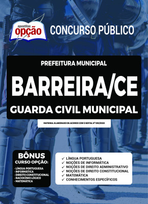 Apostila Prefeitura de Barreira - CE - Guarda Civil Municipal