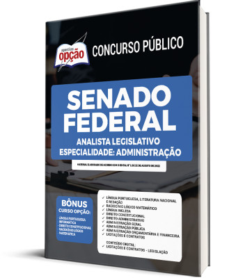 Apostila Senado Federal - Analista Legislativo - Especialidade: Administração