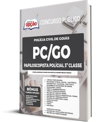 Apostila PC-GO - Papiloscopista Policial 3ª Classe