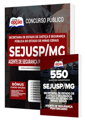 Combo Impresso SEJUSP-MG - Agente de Segurança Penitenciário (ASP)