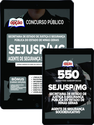 Combo Digital SEJUSP-MG - Agente de Segurança Socioeducativo