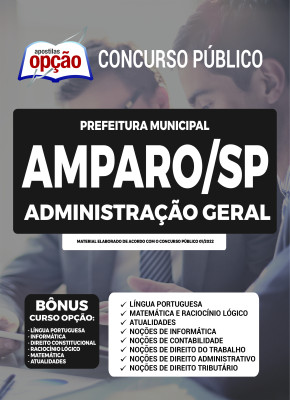 Apostila Prefeitura de Amparo - SP - Administração Geral