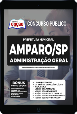 Apostila Prefeitura de Amparo - SP em PDF - Administração Geral