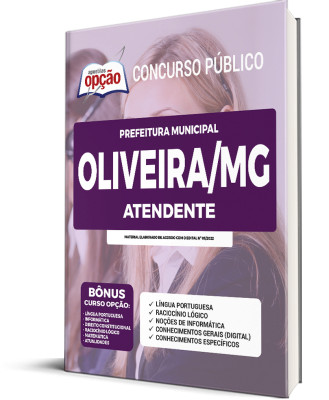 Apostila Prefeitura de Oliveira - MG - Atendente