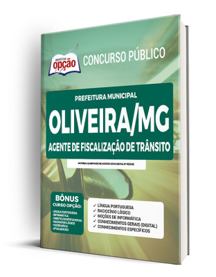 Apostila Prefeitura de Oliveira - MG - Agente de Fiscalização de Trânsito