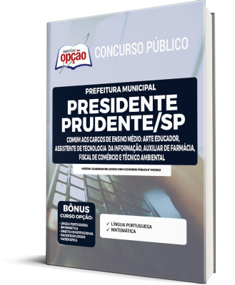 Apostila Prefeitura de Presidente Prudente - SP - Comum aos Cargos de Ensino Médio