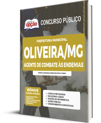 Apostila Prefeitura de Oliveira - MG - Agente de Combate às Endemias