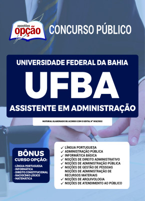 Apostila UFBA - Assistente em Administração