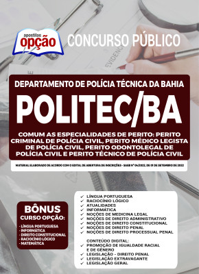 Apostila POLITEC-BA - Comum às Especialidades de Perito