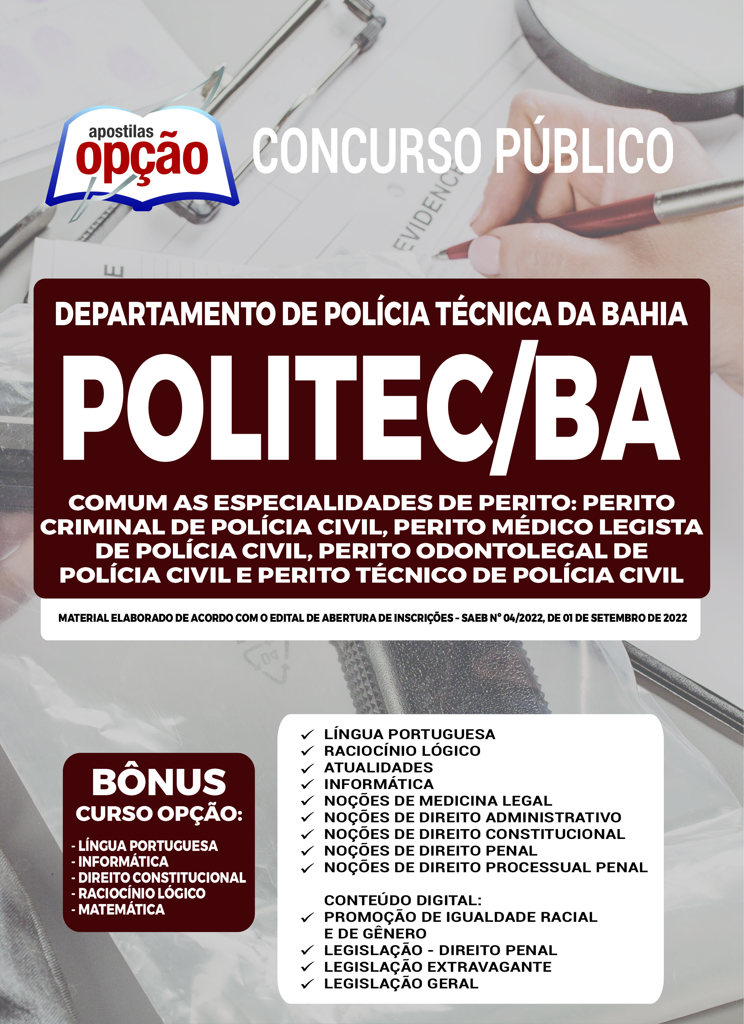 Concurso SEAP BA - Policia Penal - Direito Penal - Noções de Igualdade  Racial e de Gênero 