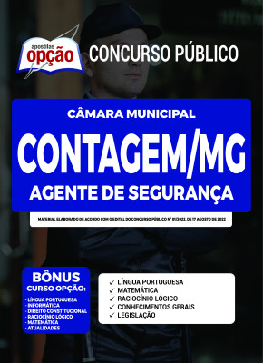 Apostila Câmara de Contagem - MG - Agente de Segurança