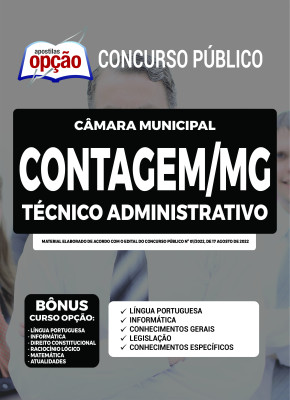 Apostila Câmara de Contagem - MG - Técnico Administrativo