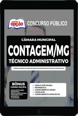 Apostila Câmara de Contagem - MG em PDF - Técnico Administrativo