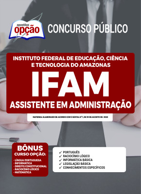 Apostila IFAM - Assistente em Administração