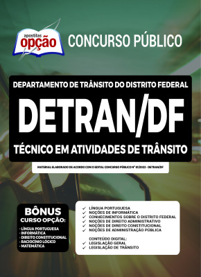 Apostila DETRAN-DF - Técnico em Atividades de Trânsito