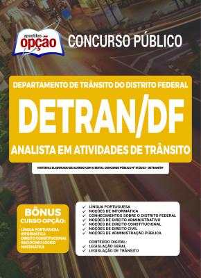 Apostila DETRAN-DF - Analista em Atividades de Trânsito