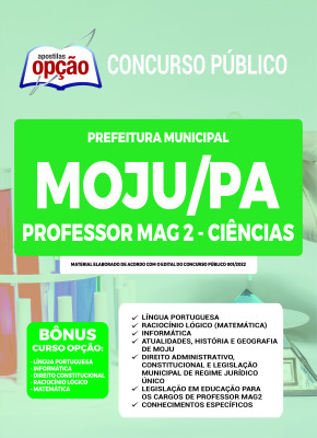 Apostila Prefeitura de Moju - PA - Professor MAG 2 - Ciências