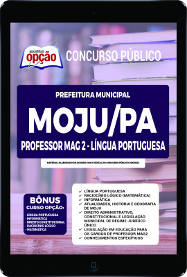 Apostila Prefeitura de Moju - PA em PDF - Professor MAG 2 - Língua Portuguesa