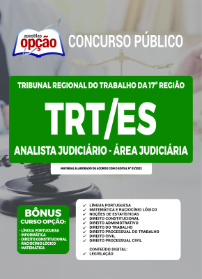 Apostila TRT-ES - Analista Judiciário - Área Judiciária