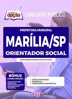 Apostila Prefeitura de Marília - SP - Orientador Social
