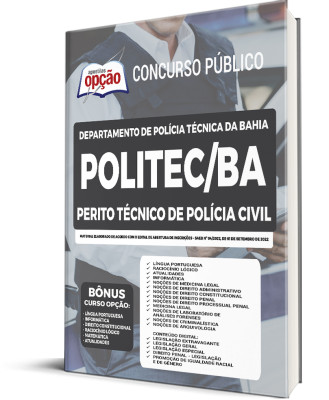 Apostila POLITEC-BA - Perito Técnico de Polícia Civil