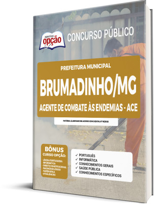 Apostila Prefeitura de Brumadinho - MG - Agente de Combate às Endemias - ACE