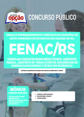 Apostila FENAC-RS - Comum aos Cargos de Ensino Médio/Técnico
